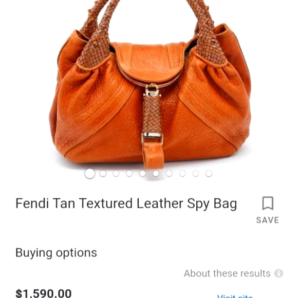 Fendi Handbags - FENDI SPY BAG NAPPA LEATHER